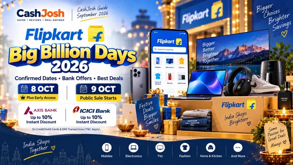 Flipkart Big Billion Days 2026: Confirmed Dates, Bank Offers & Category-Wise Deals Guide